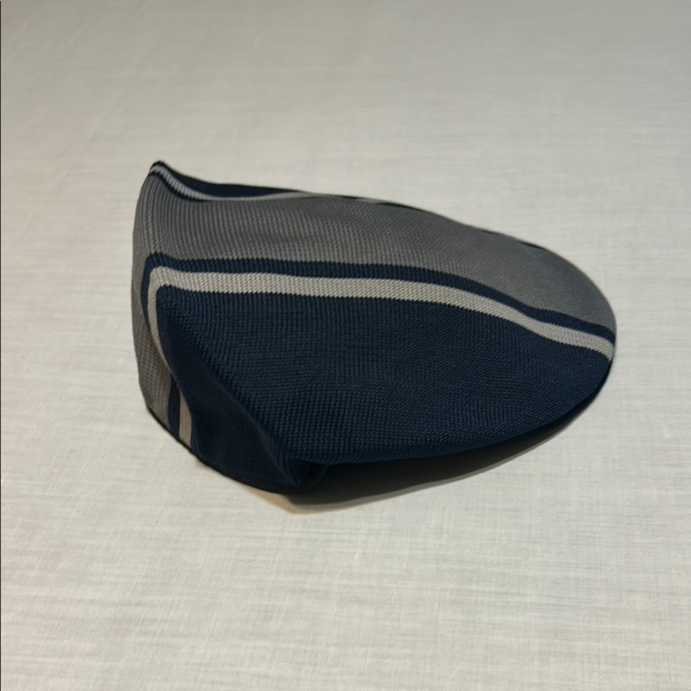 Nike Vintage Navy and Gray Striped Golf  Cap - Picture 2 of 5